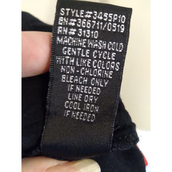 Alyx Top Red Kimono Over Black Tank Sz 1X Artsy Boho - Picture 10 of 10